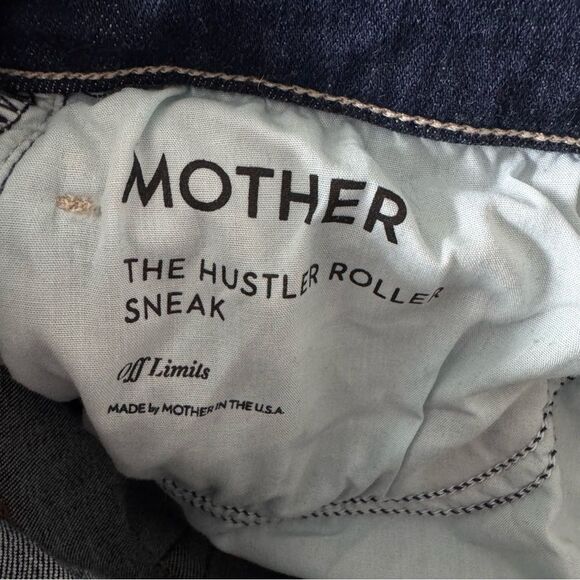 NWT MOTHER The Hustler Roller Sneak in Off Limits Wash Size 31 - Picture 15 of 16